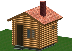 Маленькая баня для двух человек и ее план Маленькая баня для двух человек и ее план