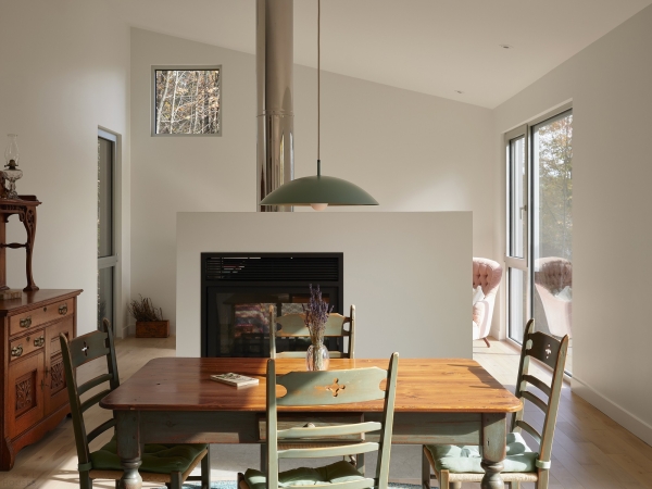 Шале, вдохновленное морфологией места Шале, вдохновленное морфологией места