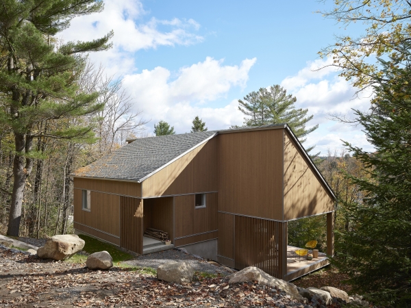 Шале, вдохновленное морфологией места Шале, вдохновленное морфологией места