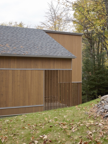 Шале, вдохновленное морфологией места Шале, вдохновленное морфологией места