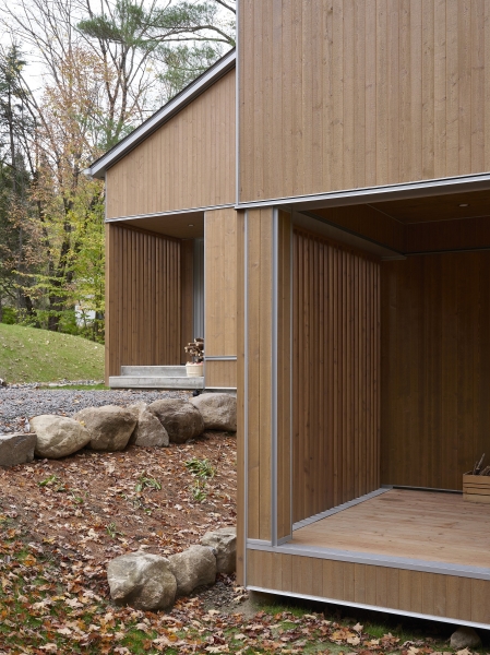 Шале, вдохновленное морфологией места Шале, вдохновленное морфологией места