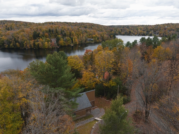 Шале, вдохновленное морфологией места Шале, вдохновленное морфологией места