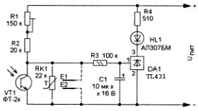 Индикаторы и сигнализаторы на регулируемом стабилитроне TL431